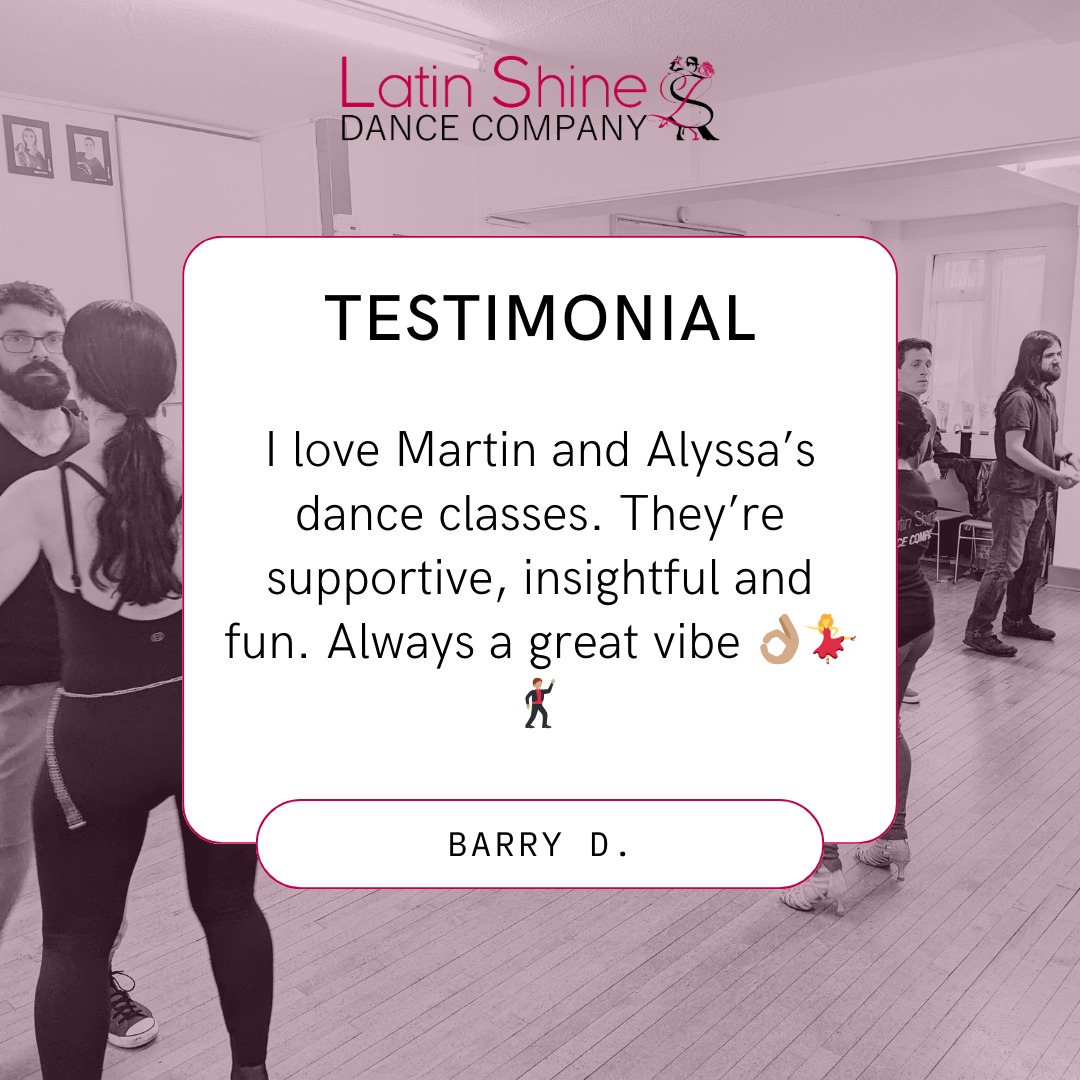 Latin Shine Dance Academy - student testimonial